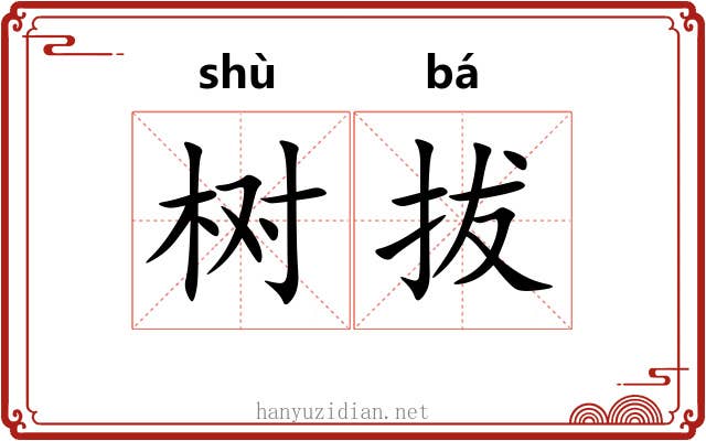 树拔 树拔