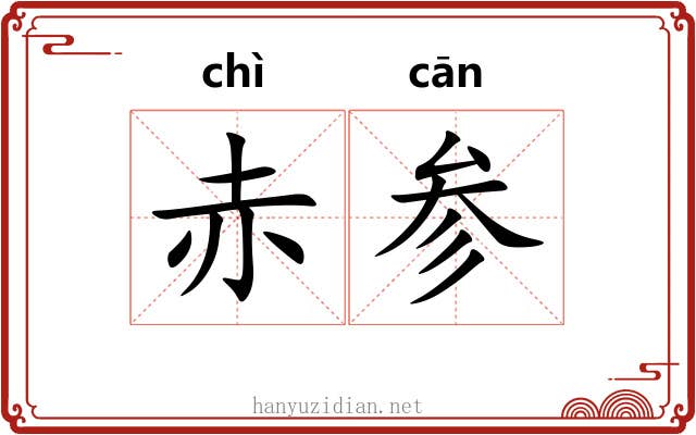 赤参 赤参