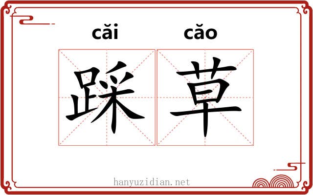 踩草 踩草