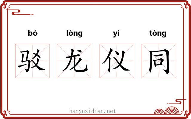 驳龙仪同