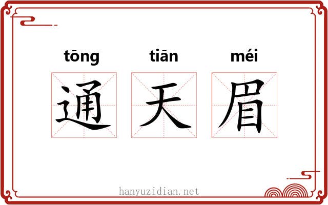 通天眉 通天眉