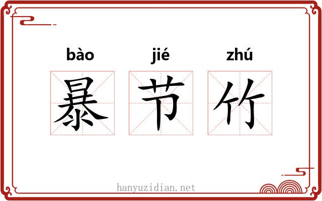 暴节竹 暴节竹