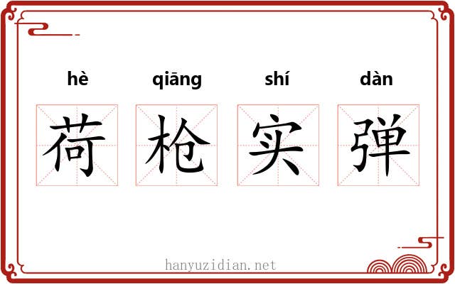 荷枪实弹 荷枪实弹