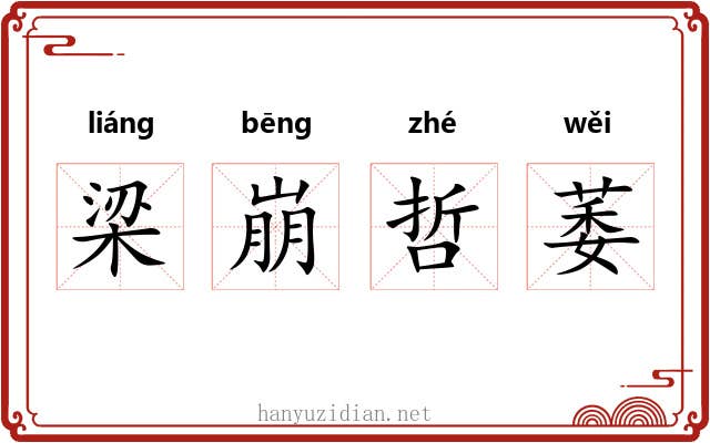 梁崩哲萎 梁崩哲萎