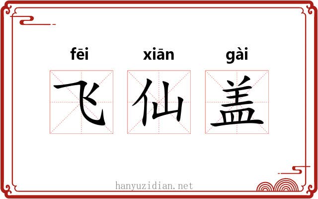 飞仙盖 飞仙盖