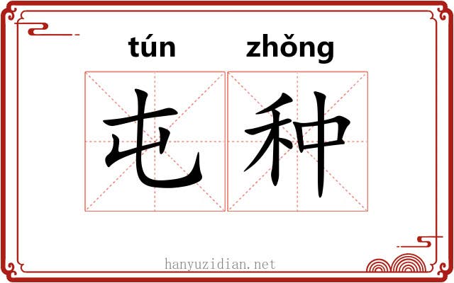 屯种 屯种
