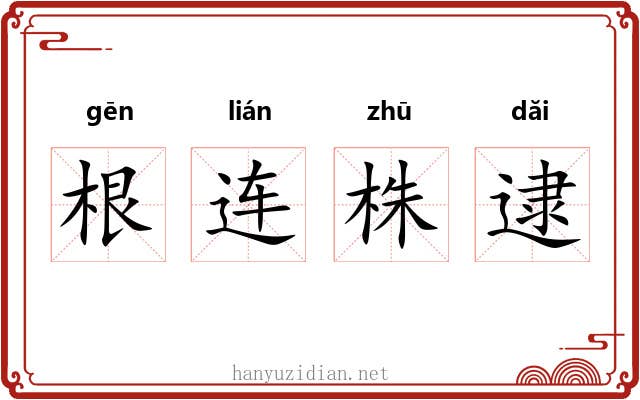 根连株逮 根连株逮