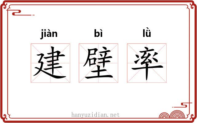 建壁率