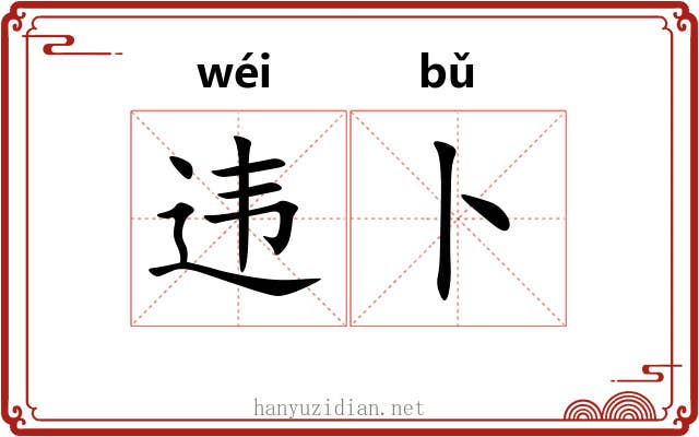 违卜