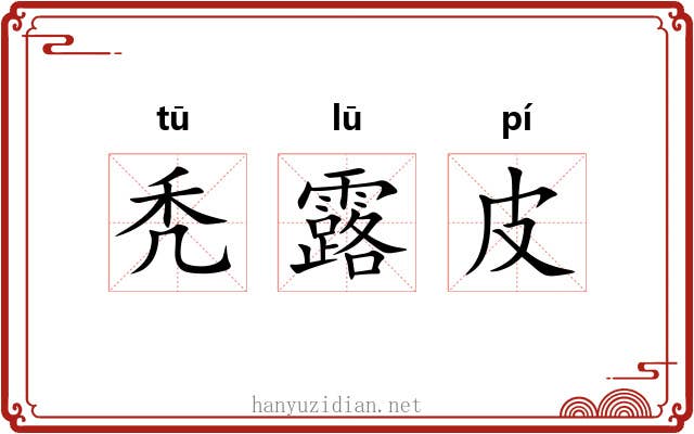 秃露皮