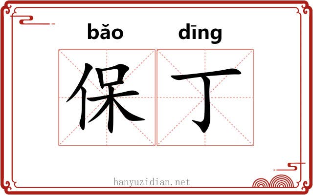 保丁 保丁