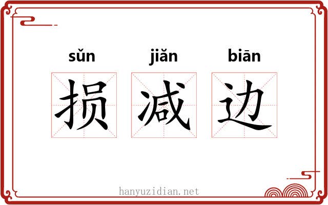 损减边 损减边