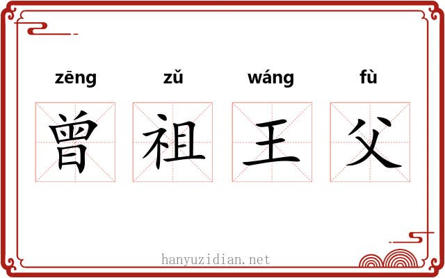 曾祖王父 曾祖王父