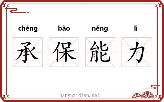承保能力