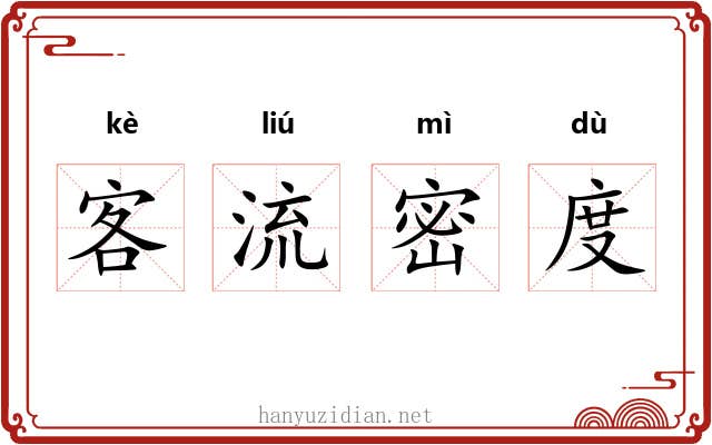 客流密度 客流密度