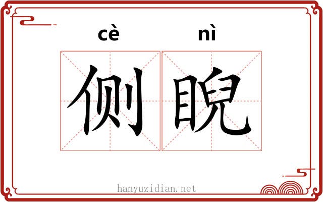 侧睨