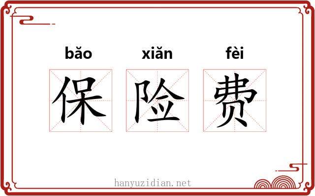 保险费 保险费