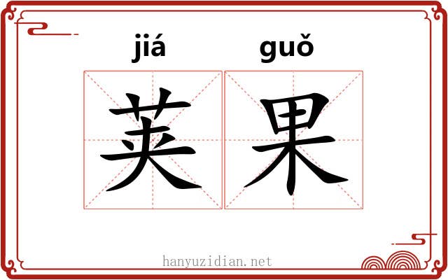 荚果