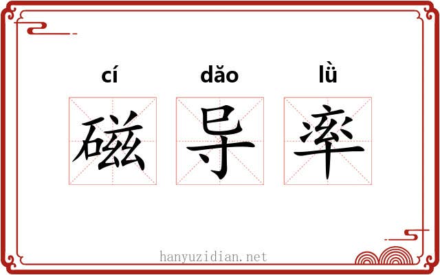 磁导率 磁导率