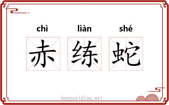 赤练蛇 赤练蛇