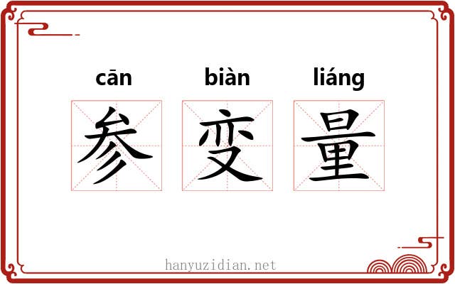 参变量 参变量