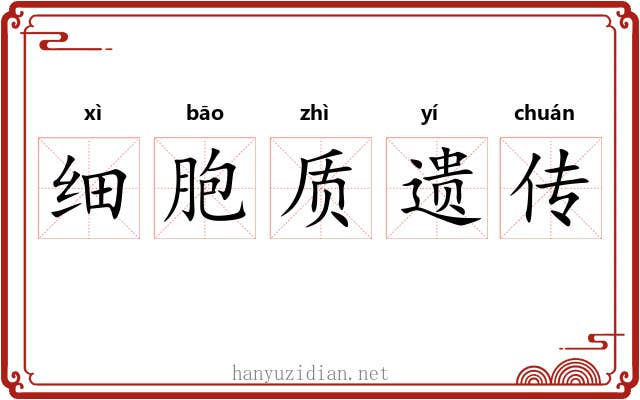 细胞质遗传