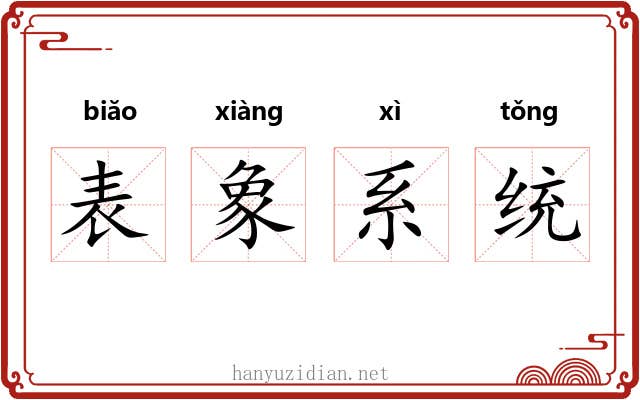 表象系统