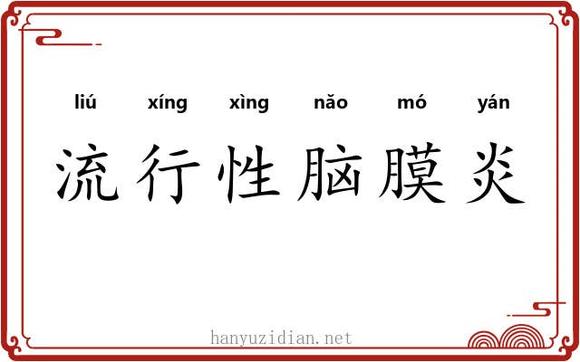 流行性脑膜炎 流行性脑膜炎
