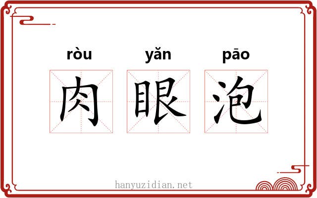 肉眼泡