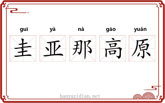 圭亚那高原