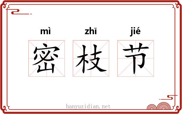 密枝节 密枝节