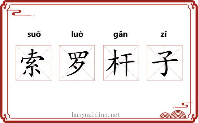 索罗杆子