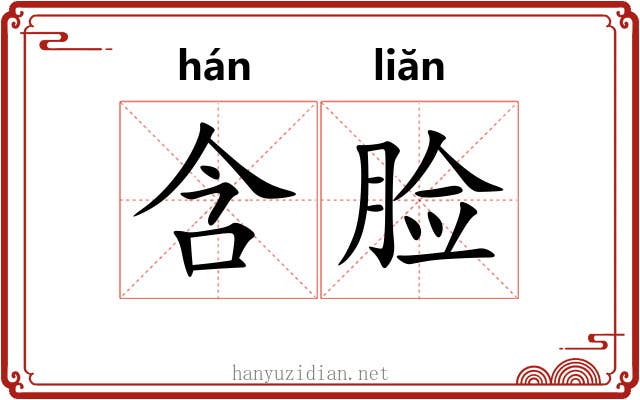 含脸