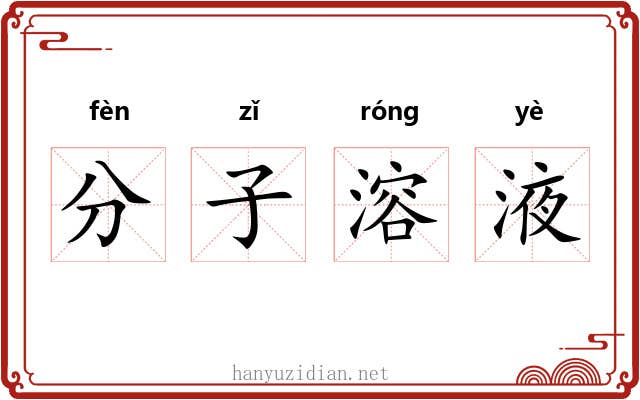 分子溶液 分子溶液