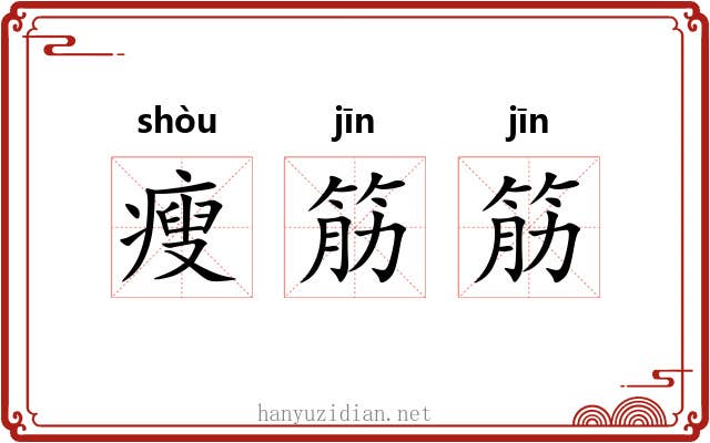 瘦筋筋