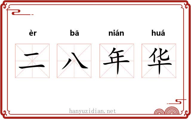 二八年华 二八年华