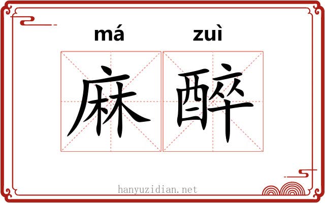 麻醉 麻醉