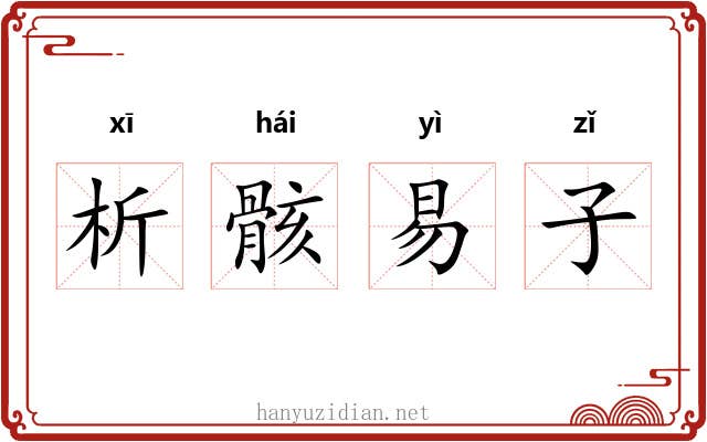 析骸易子