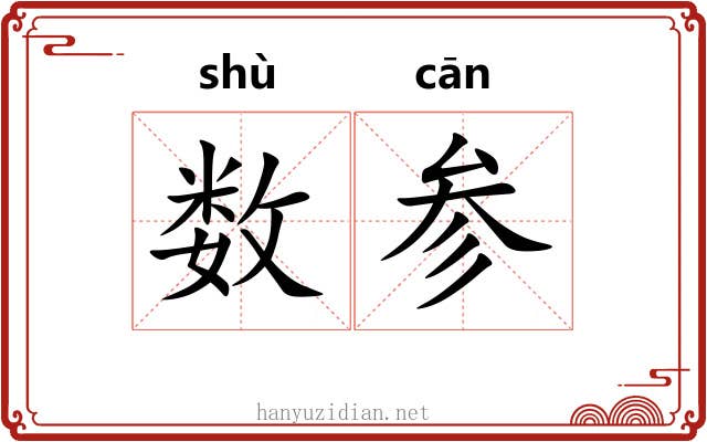 数参