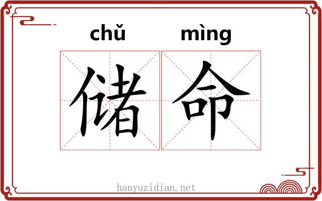 储命