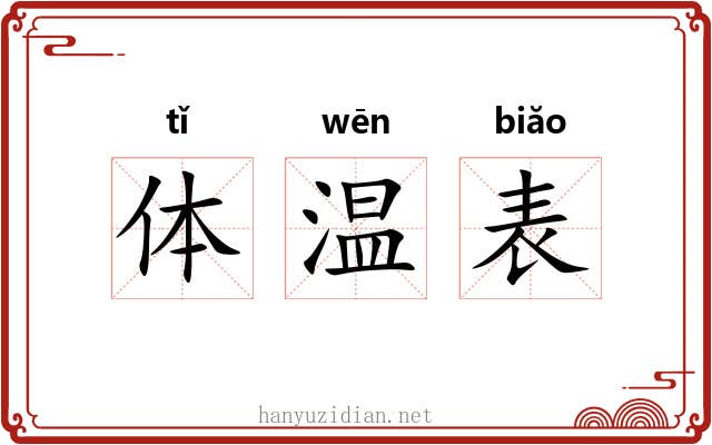 体温表 体温表