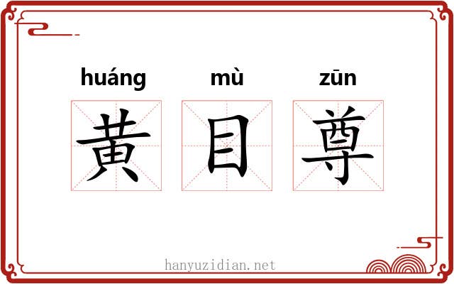 黄目尊 黄目尊