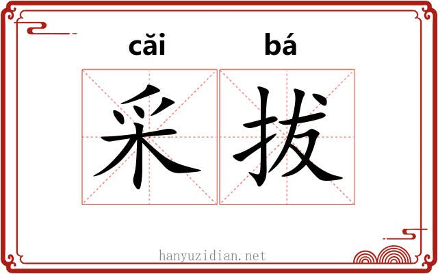 采拔
