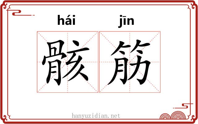 骸筋