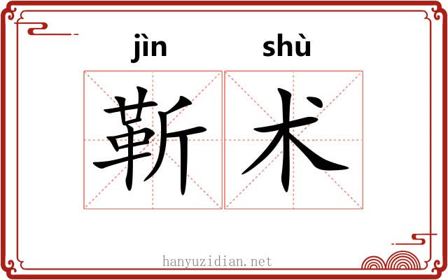 靳术 靳术