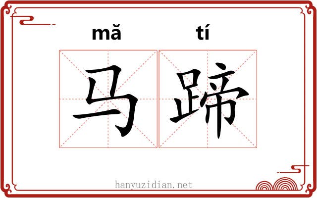 马蹄 马蹄