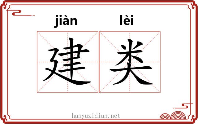 建类 建类