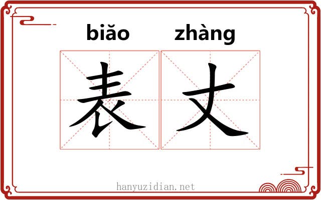 表丈