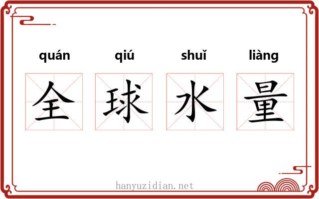 全球水量 全球水量