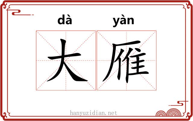 大雁 大雁